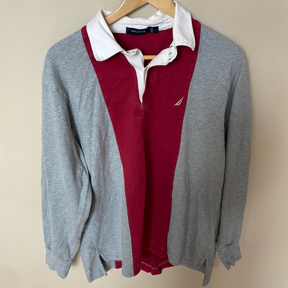 Nautica long sleeved polo